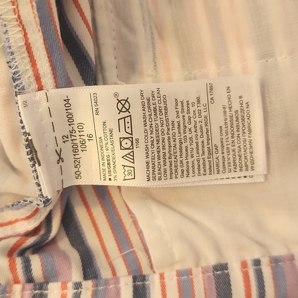Gap Striped Shorts Size 12 - Picture 4 of 4